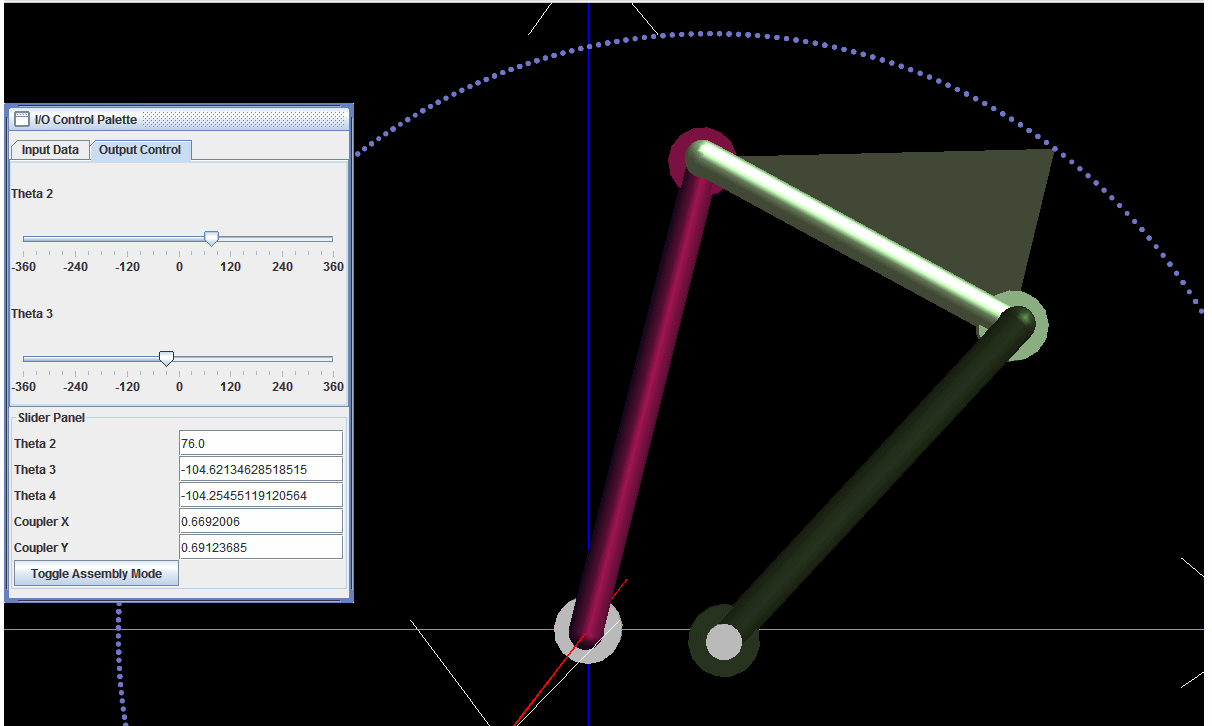 4 Bar RRRR simulator applet