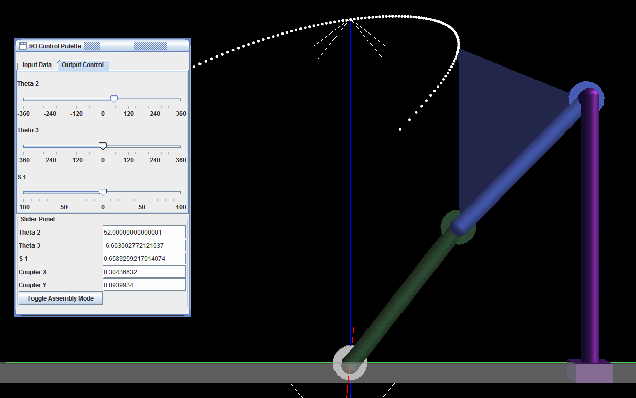4 Bar RRRP simulator applet
