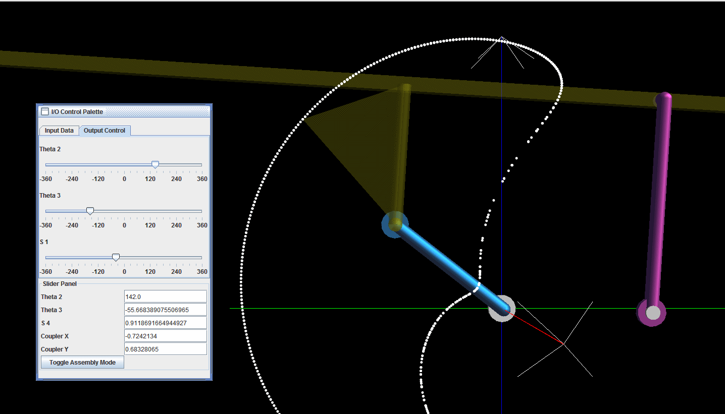 4 Bar RPRR simulator applet