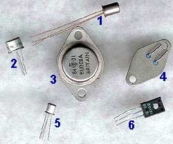 Figure 2.1.1 Typical Bipolar Transistors